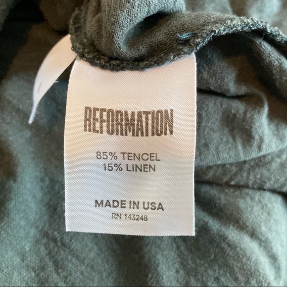 Reformation Linen Blend Tee - Picture 5 of 5